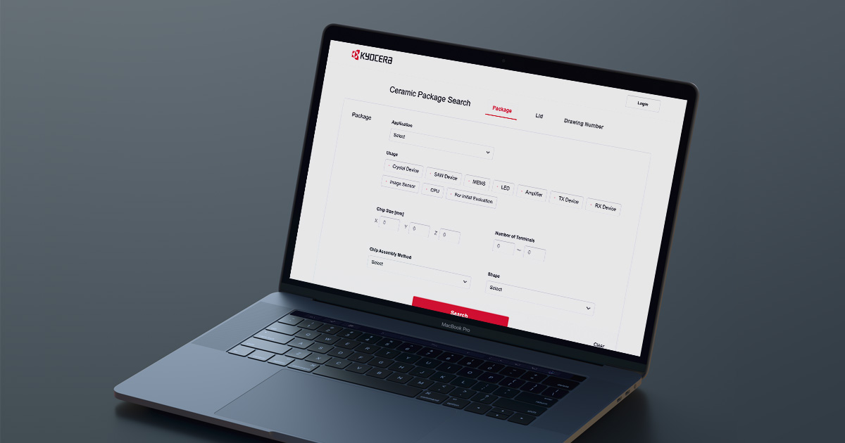 Ceramic Packages Member Login KYOCERA