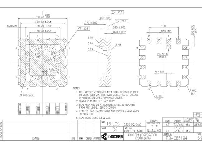 Ceramic Packages | Product Information | KYOCERA