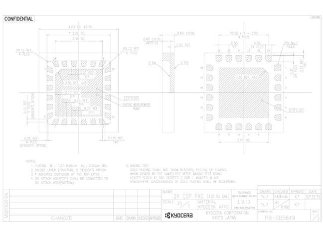 Ceramic Packages | Product Information | KYOCERA